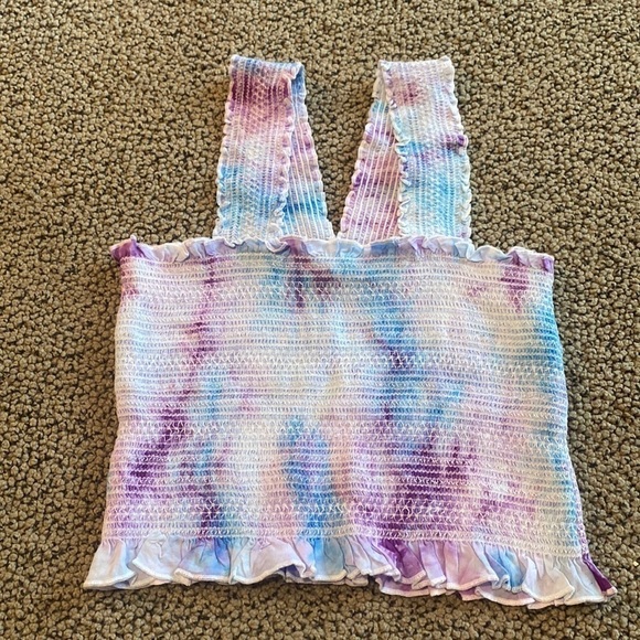 Harper Ro Tie Dye Smocked Tank Top Size Small in Like New Condition - Picture 1 of 4